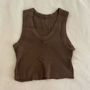 BRANDY MELVILLE BROWN TANK!